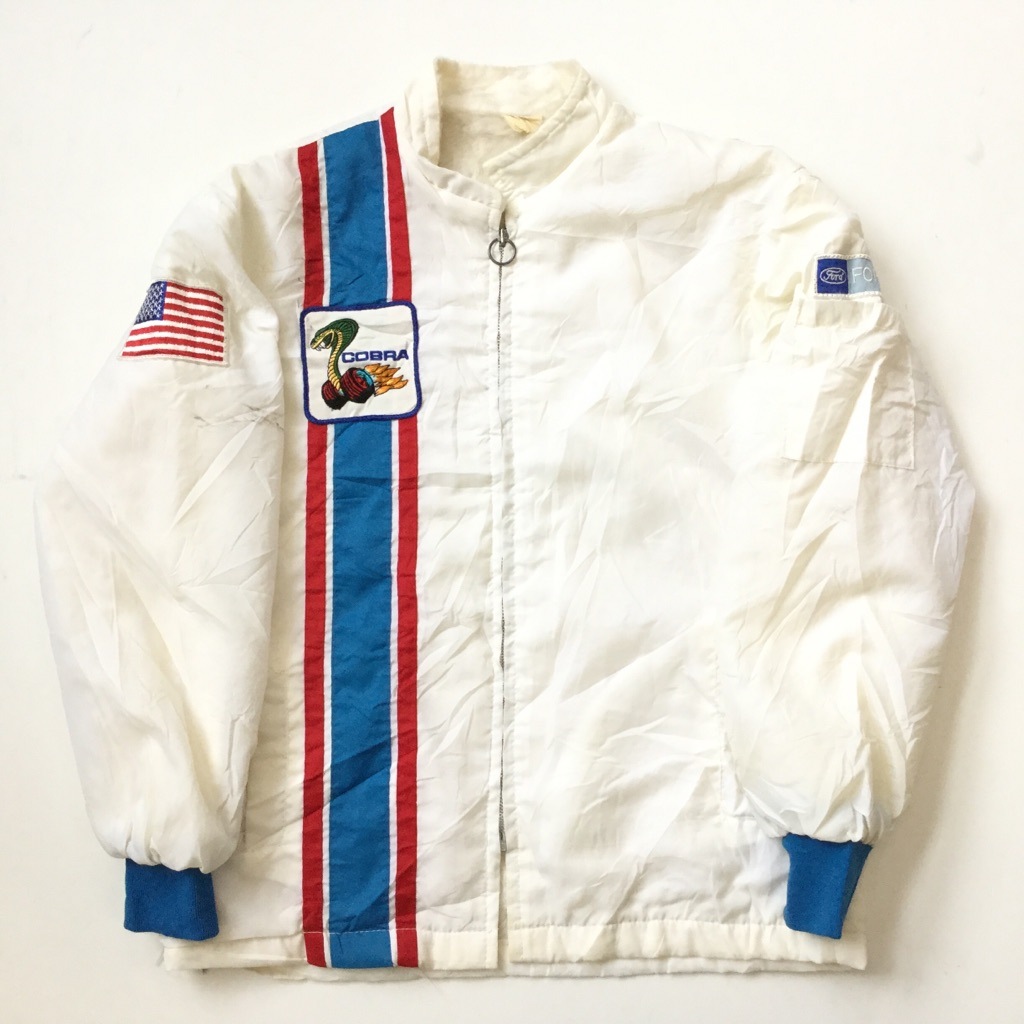 COBRA FORD ビンテージ レーシングジャケット アメリカ古着 ナイロン