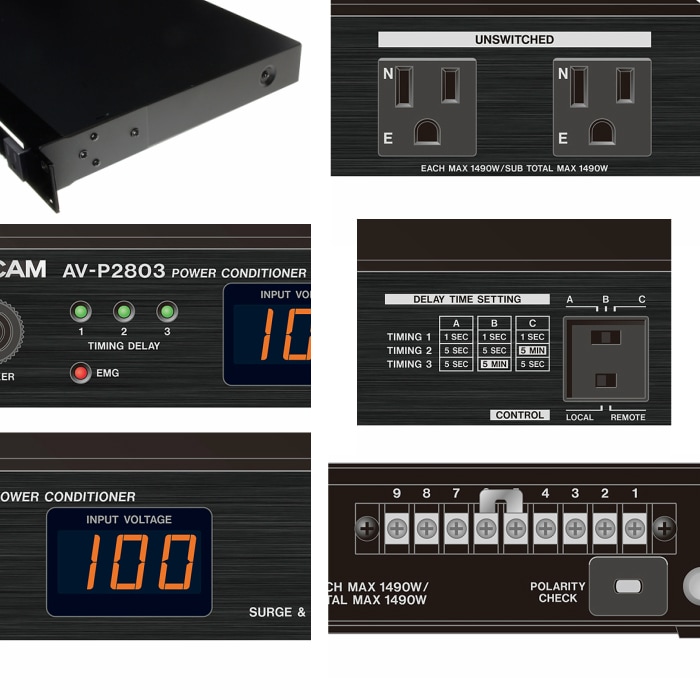 AV-P2803 パワーディストリビューター/コンディショナー TASCAM
