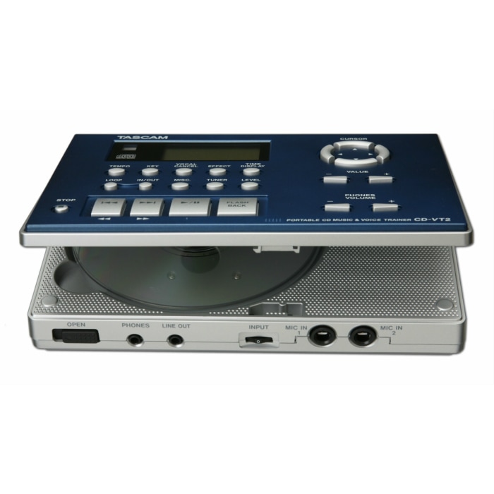 数量限定！ACアダプタープレゼント中！ TASCAM CD-VT2 Portable CD