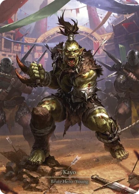 EN】《Cold Foil》[Brute] Kayo/ケイヨ (ヒーロー)「Marvel」〔HVY002