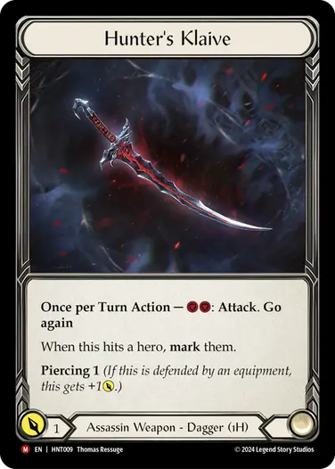 EN】《Cold Foil》[Assassin] Hunter's Klaive/狩人のクレイヴ (武器