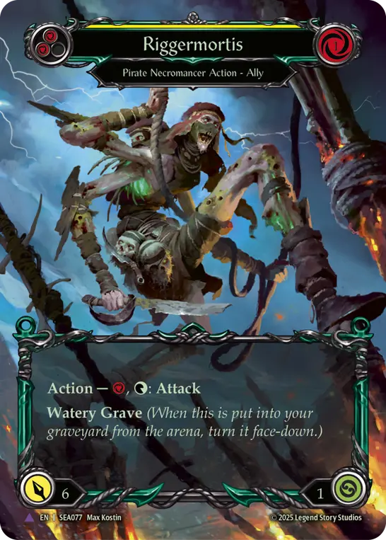 EN】《Cold Foil》[Pirate Necromancer] Riggermortis/リガーモー