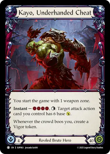 EN】[Reviled Brute] Kayo, Underhanded Cheat/隻猾な凶賊、ケイヨ
