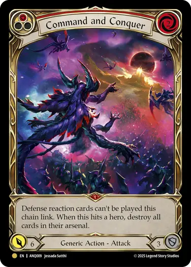 予約商品】【EN】《Rainbow Foil》[Generic] Command and Conquer/征服