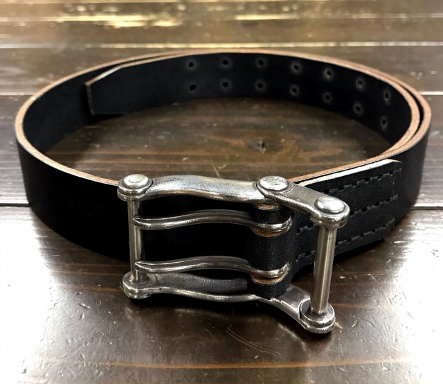 ギャラ付き　リンチシルバースミス　ベルトストラップ　gフック LYNCH SILVERSMITH*<BR>LNC507<BR>-COM BELT-<BR>(BRIDLE LEATHER