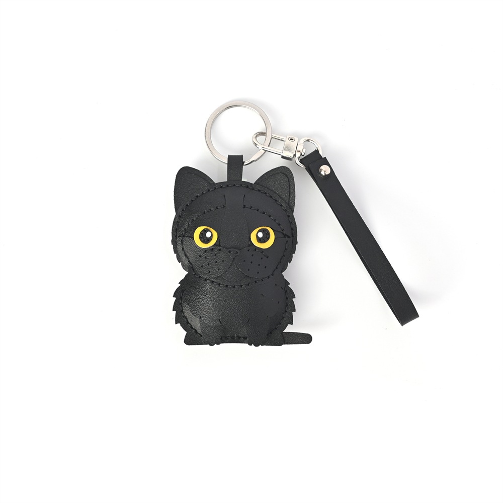 ねこさばとらLlife LEATHER KEY CHAIN ブラック ねこさばとら様専用