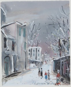 モーリス・ユトリロ 「古きサン・ヴァンサン通り」 | | アトリエ・ブランカ