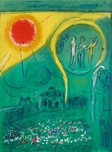 マルク・シャガール 「赤い馬と太陽」 | | アトリエ・ブランカ