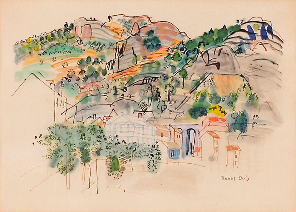 ラウル・デュフィ 「香しき山々」 | | アトリエ・ブランカ