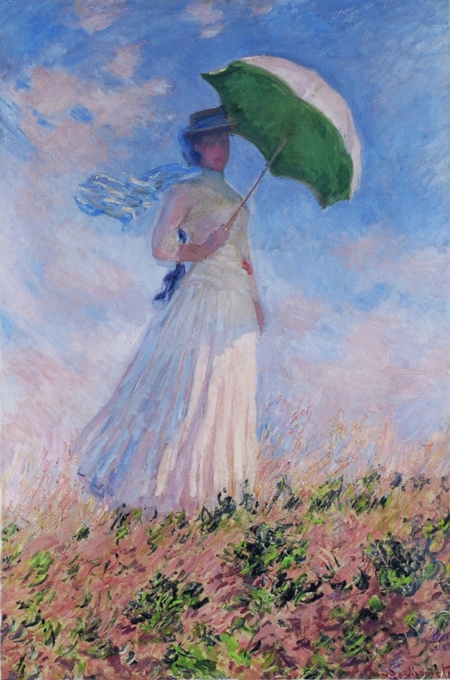 クロード・モネ 「日傘の女性（中）」 | | アトリエ・ブランカ