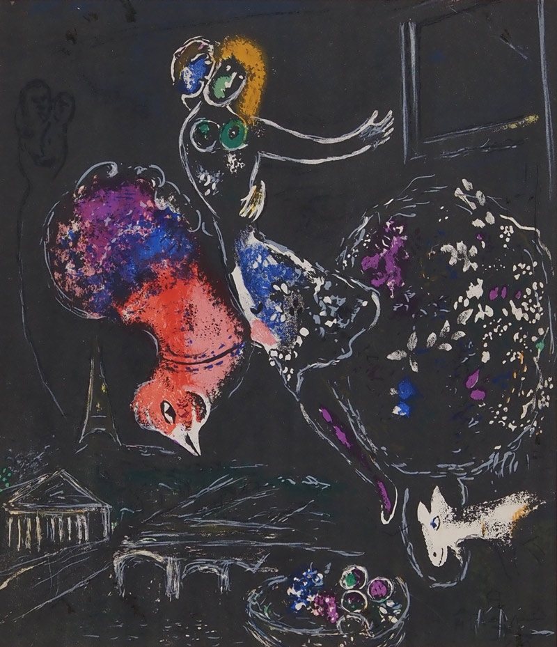 マルク・シャガール 「パリの夜（表紙）」 | | アトリエ・ブランカ