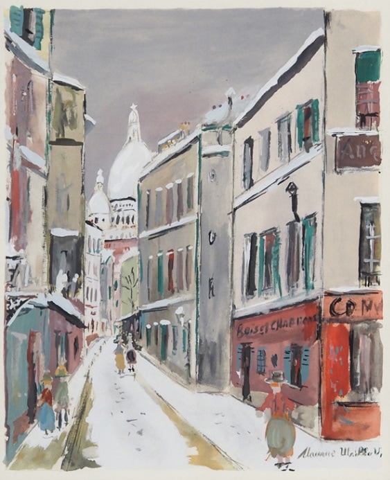 モーリス・ユトリロ 「サン・リュスティック通り」 | | アトリエ・ブランカ