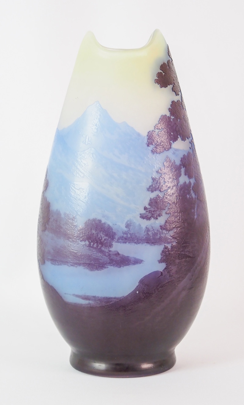 エミール・ガレ 「山水風景文花瓶」 | | アトリエ・ブランカ