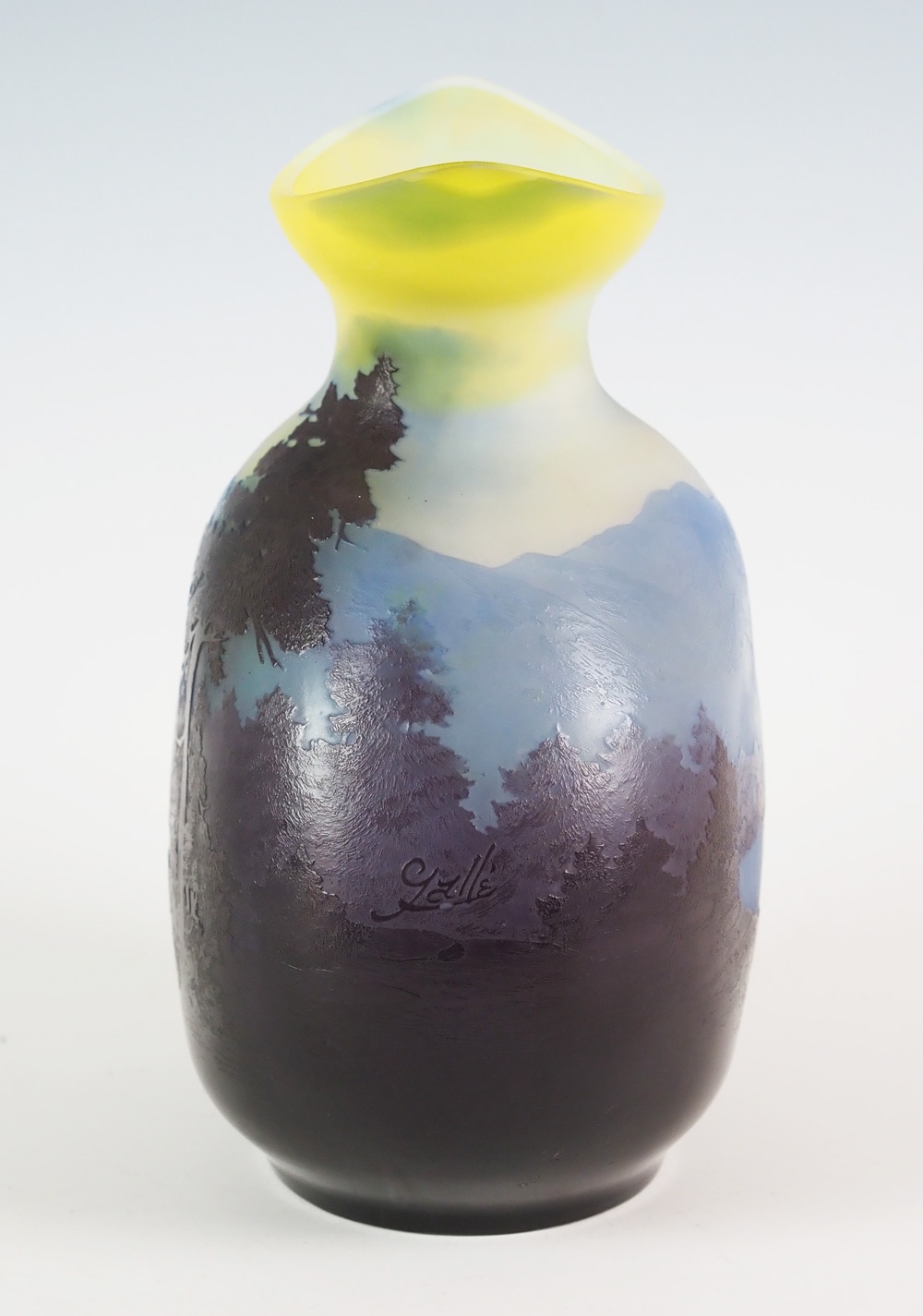 エミール・ガレ 「山水風景文花瓶」 | | アトリエ・ブランカ