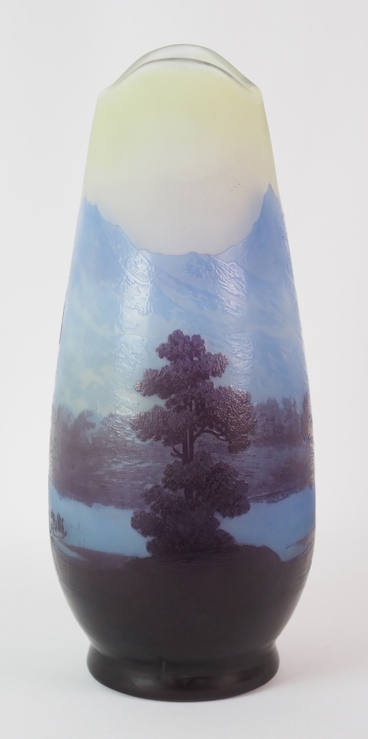 エミール・ガレ 「山水風景文花瓶」 | | アトリエ・ブランカ