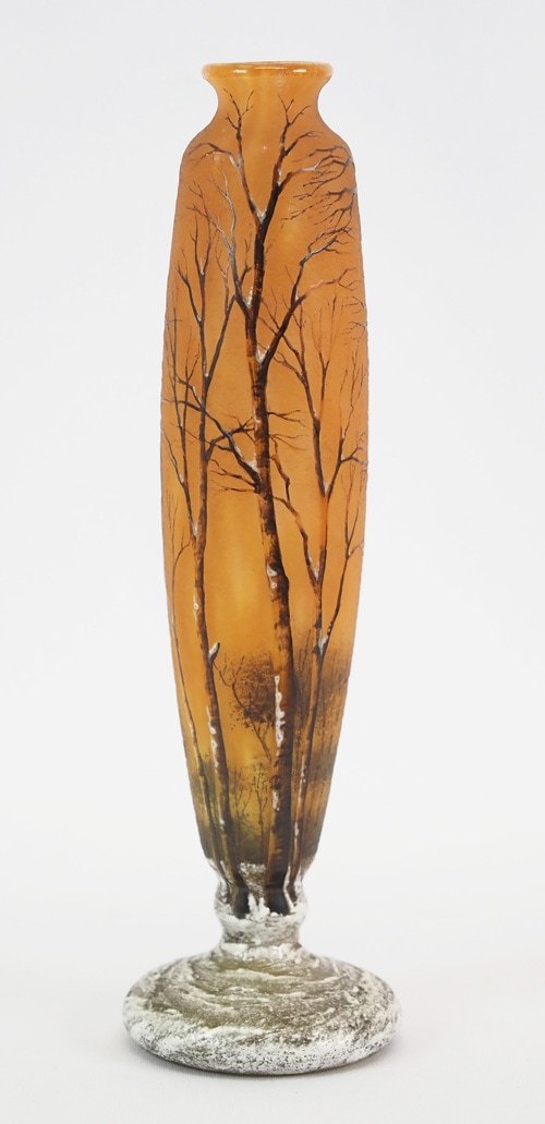 ドーム兄弟 「冬景色文花瓶」 | | アトリエ・ブランカ