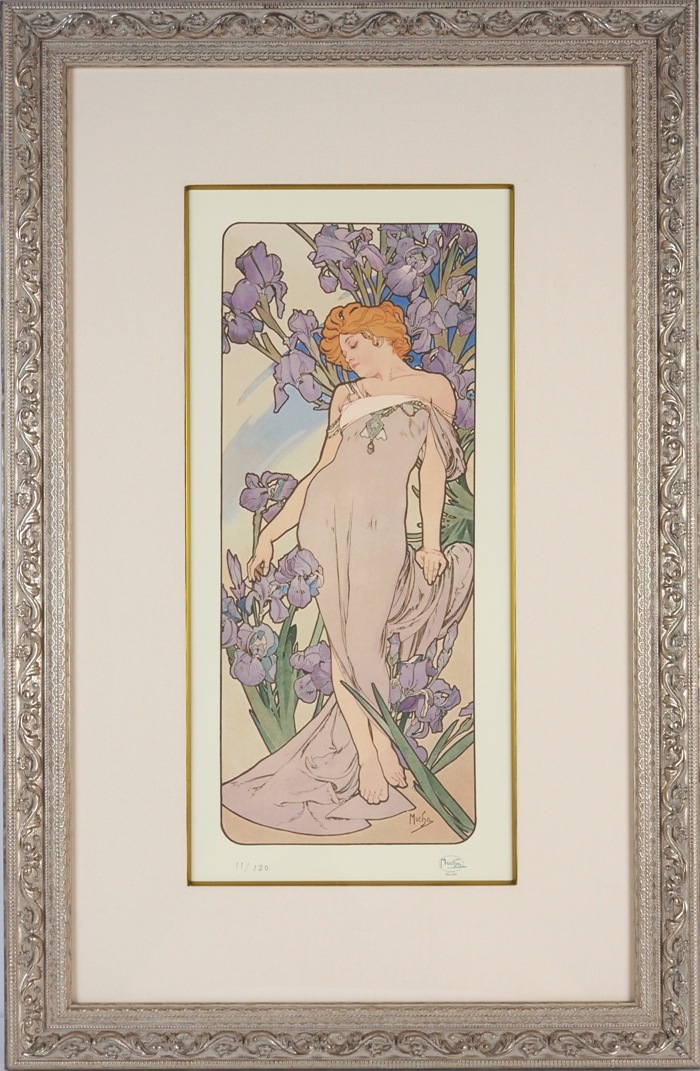 アルフォンス・ミュシャ 限定復刻版画「四つの花」 | | アトリエ・ブランカ