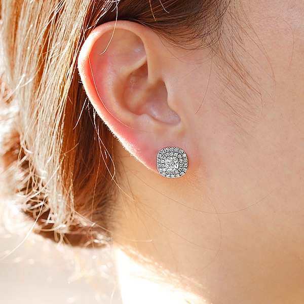 ダイヤモンド ピアス 1.4ct(Total) G VVS1～2 プラチナ GIA 鑑定書付