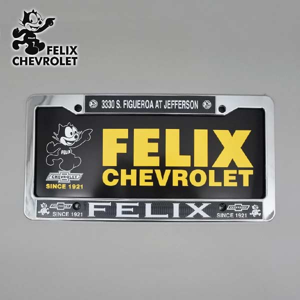 フィリックス シボレー ナンバーフレーム プレート付き ブラック US