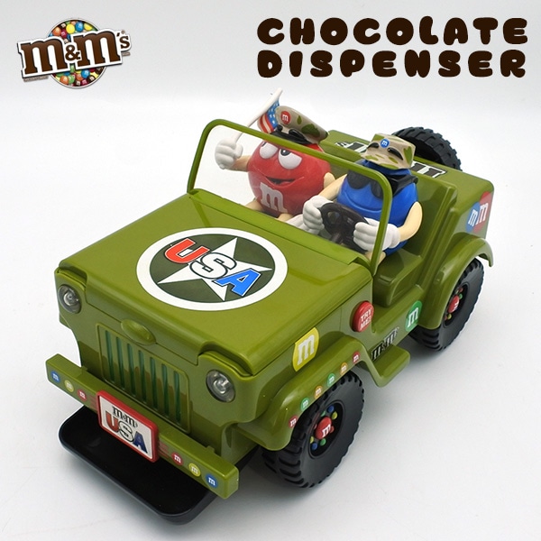 USED品 m&m's チョコレート ディスペンサー レッド ブルー イエロー