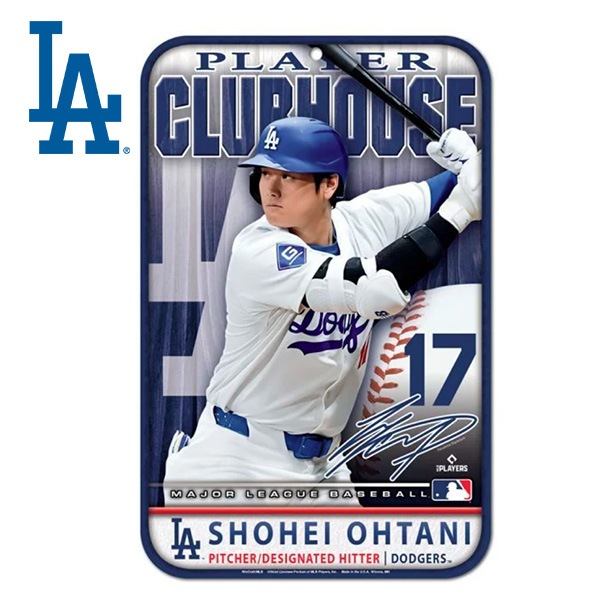 ドジャース 大谷翔平 サインプレート MLB dodgers LA LOS ANGELES