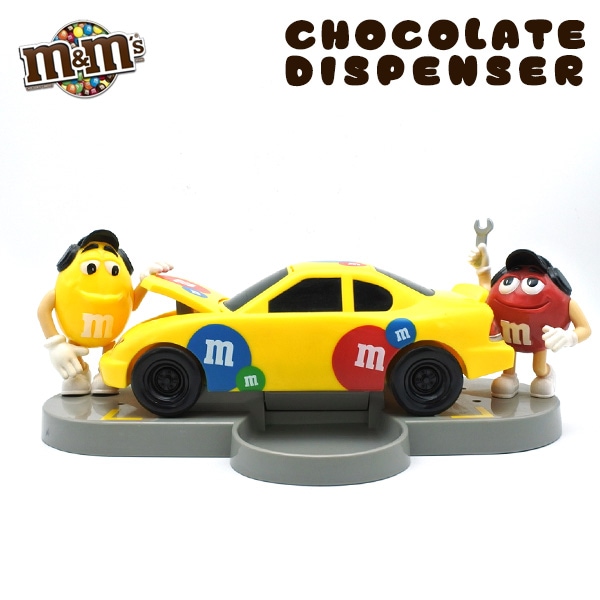 USED品 m&m's チョコレート ディスペンサー エムアンドエムズ レッド