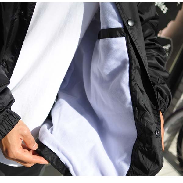 コーチジャケット 無地 黒 ブラック メンズ ウィンドブレーカー