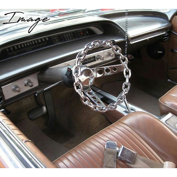 チェーンステアリング Chain Steering Wheel 11インチ 28cm クローム