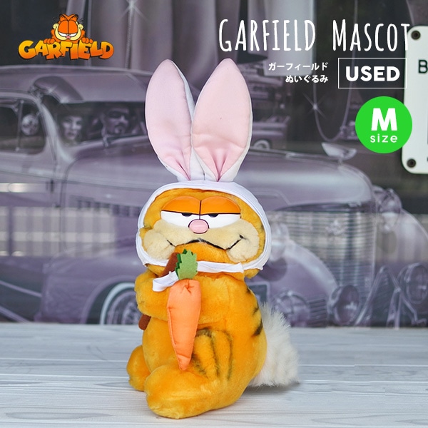 USED品 ガーフィールド ぬいぐるみ M ヴィンテージ品 キャラクター
