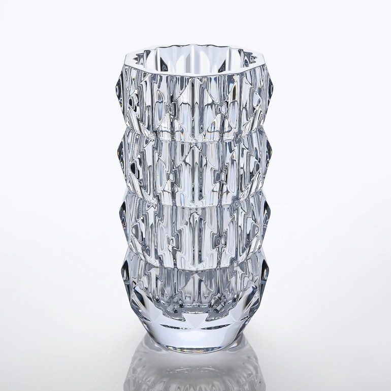 バカラ バラスター 大花瓶 高さ約31㎝ 東Y7-0227☆2Fトエコ バカラ