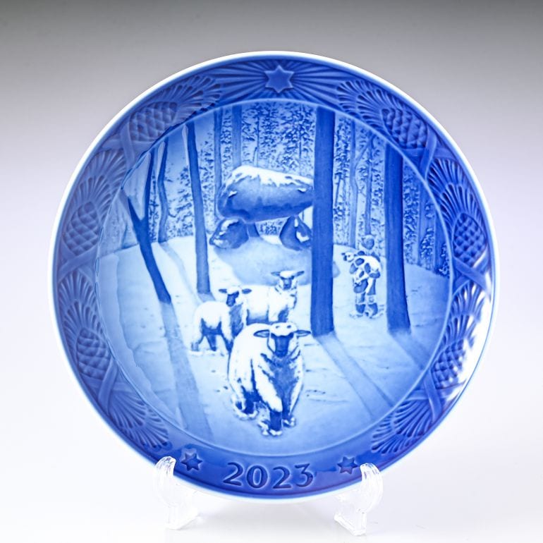 ロイヤルコペンハーゲン イヤープレート 2023年 令和5年 皿立て付き