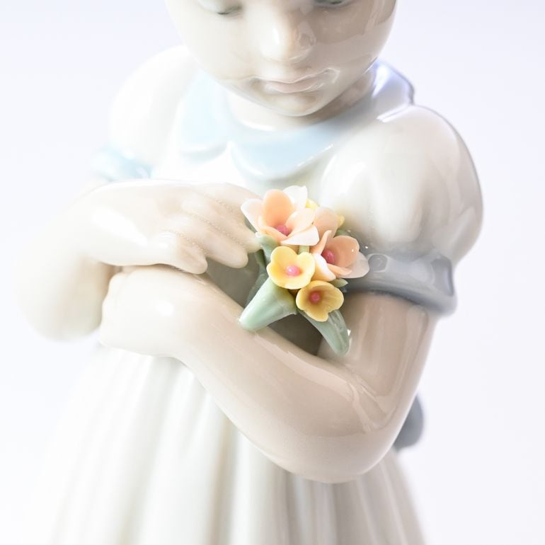 リヤドロ 素敵なお花 フィギュア 人形 女性 女の子 LLADRO リアドロ