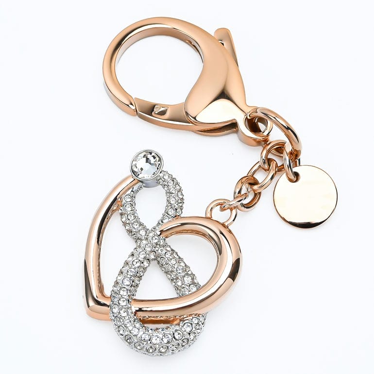 スワロフスキー SWAROVSKI キーリング キーホルダー インフィニティ