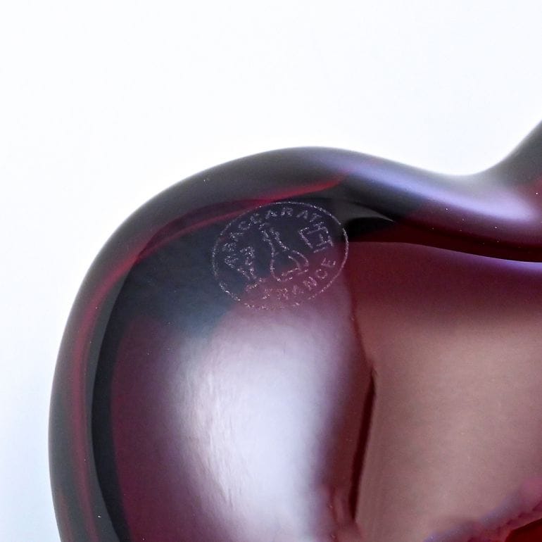 バカラ Baccarat ペーパーウェイト レッド coeur ハート クリスタル