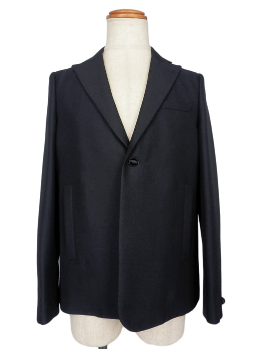 70%OFF】THE RERACS ザ・リラクス ウールモヘヤ 1Bジャケット ダーク