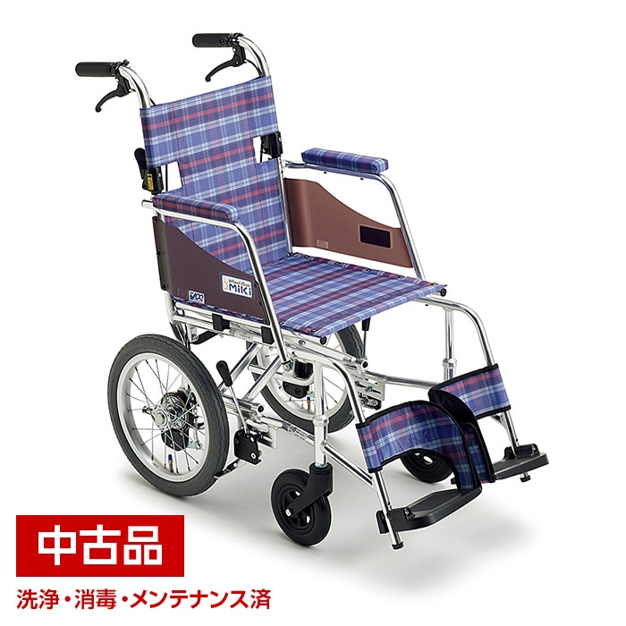 中古】 ミキ スキット1 SKT-1 介助 車いす 折りたたみ 折り畳み 介助用