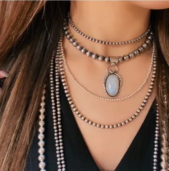 NAVAJO ナバホ】ナジャ ネックレス1 ナバホパール ネックレス