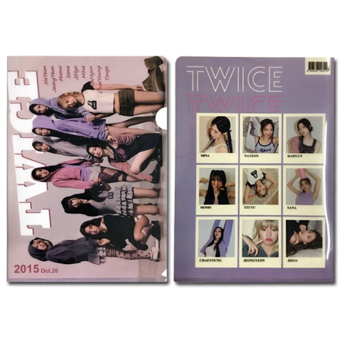 送料無料・速達】 TWICE (トゥワイス) クリア フォルダー / ファイル