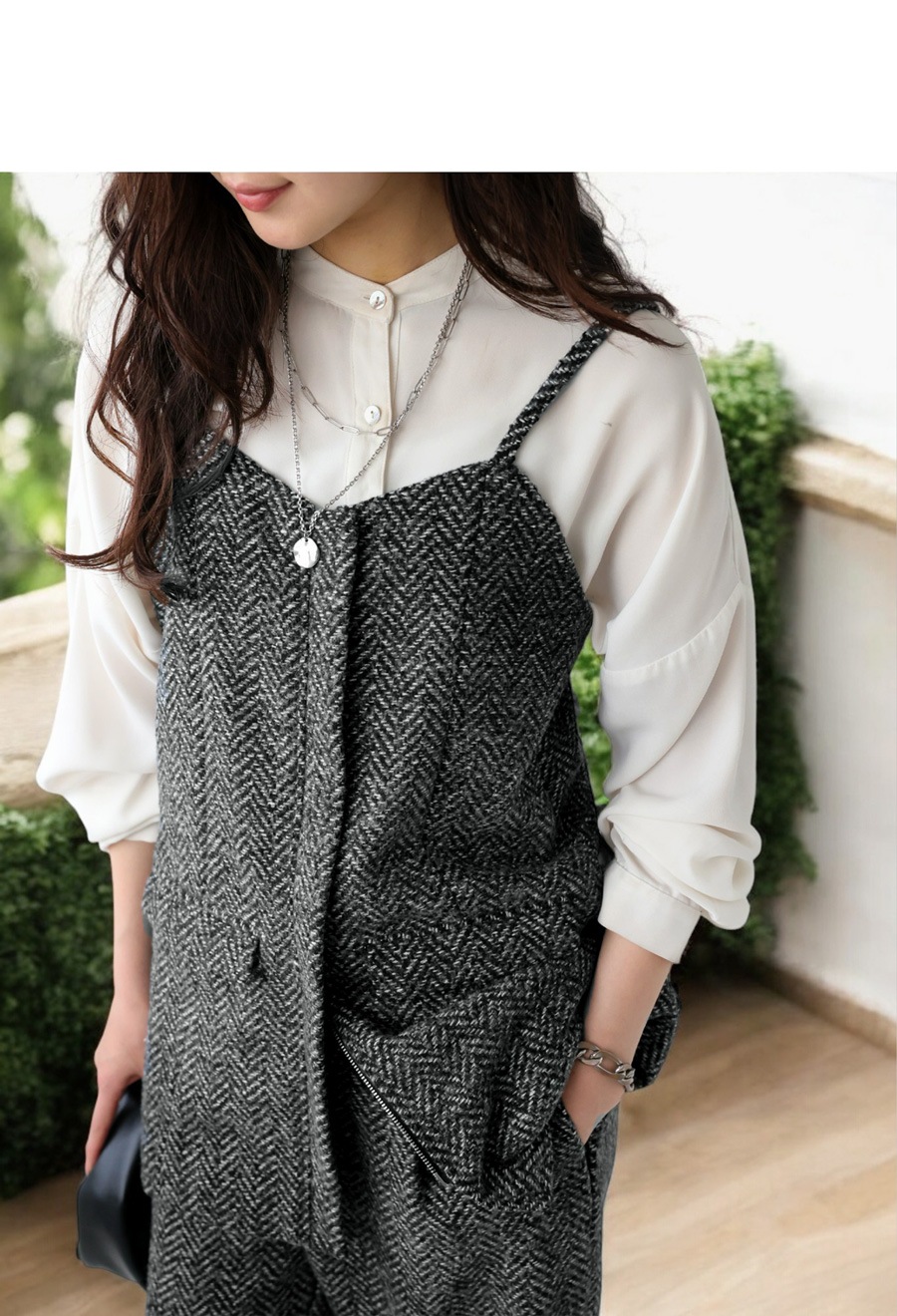 ツイードビスチェ ビスチェ レディース トップス 送料無料・メール便