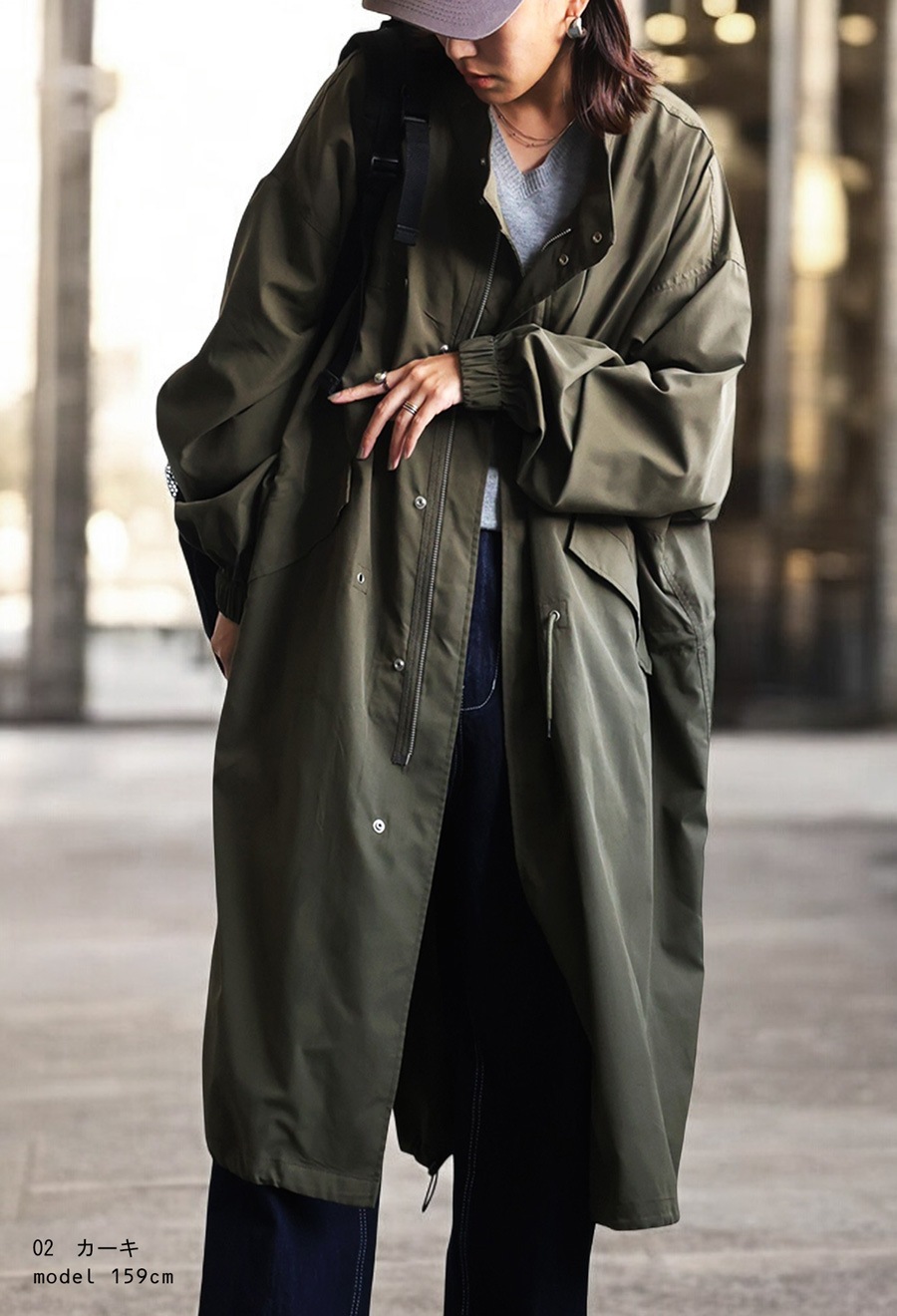 モッズコート コート レディース アウター 長袖 送料無料・メール便