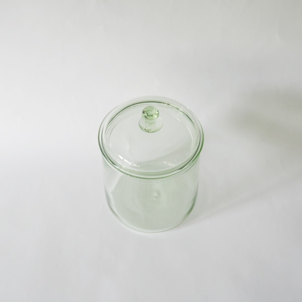 翁再生硝子工房 コクモツポット H16cm