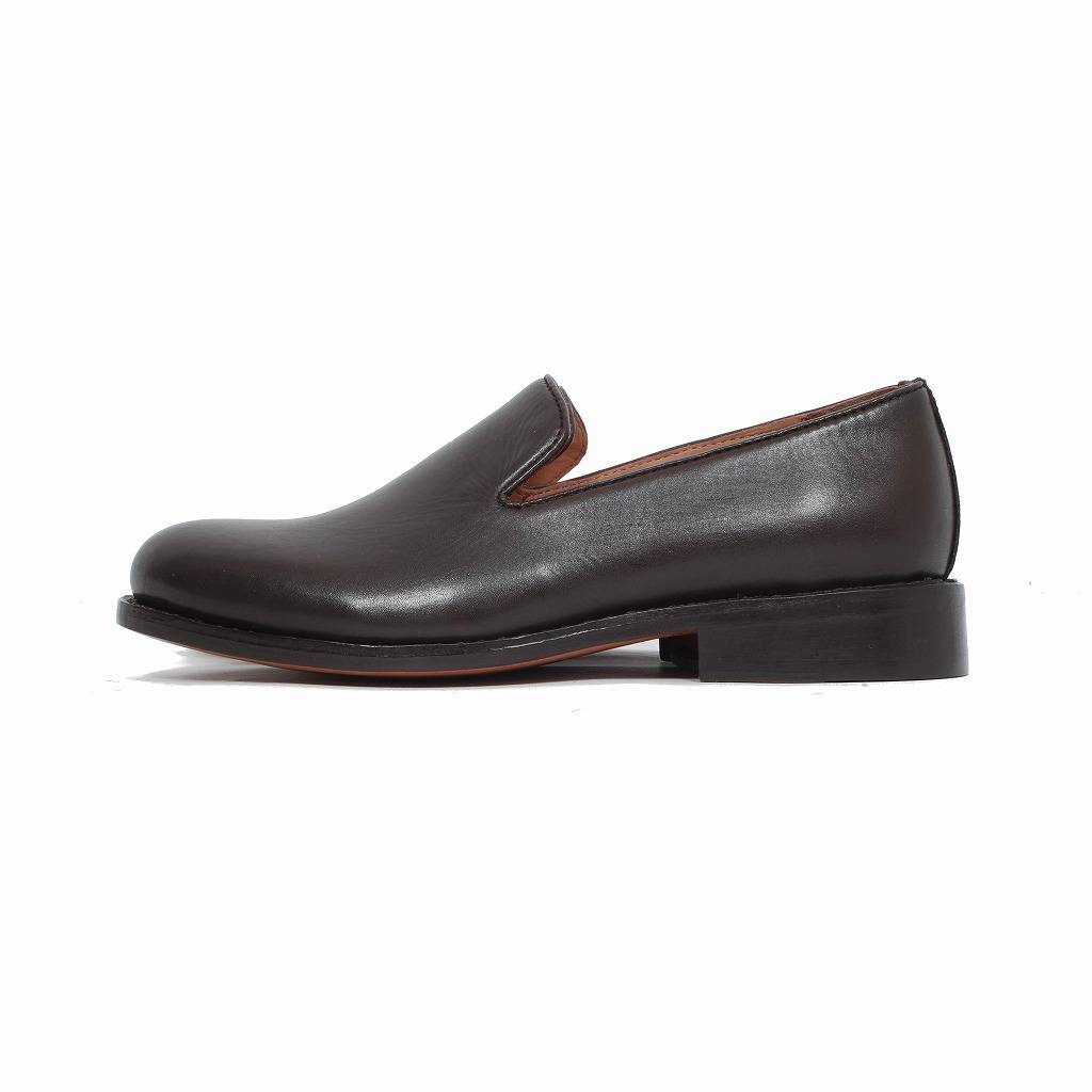 MiltonKeynes ミルトンキーンズ レザーフラットシューズ Plain Toe