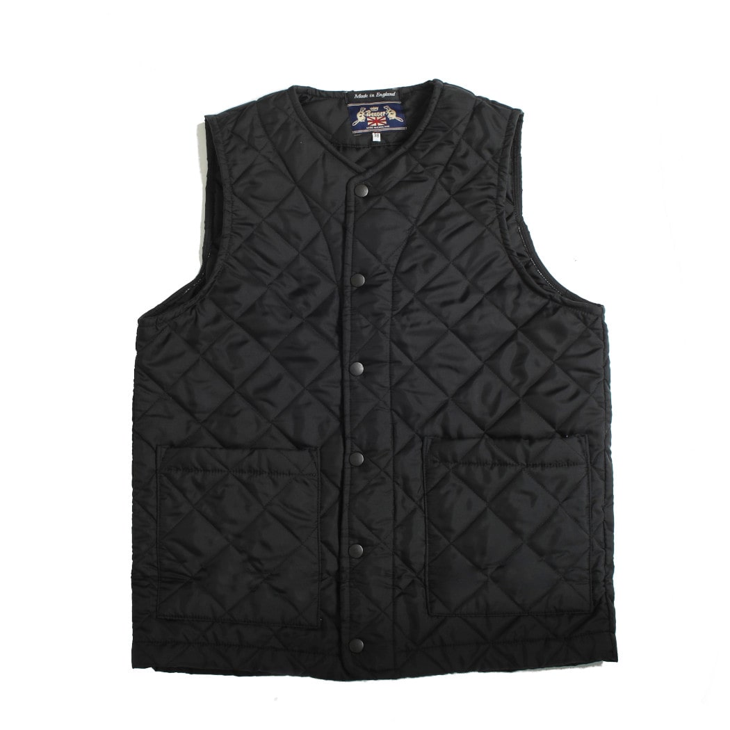 BEAVER キルティングベスト 英国製 サイズ34(S相当) Beaver of Bolton