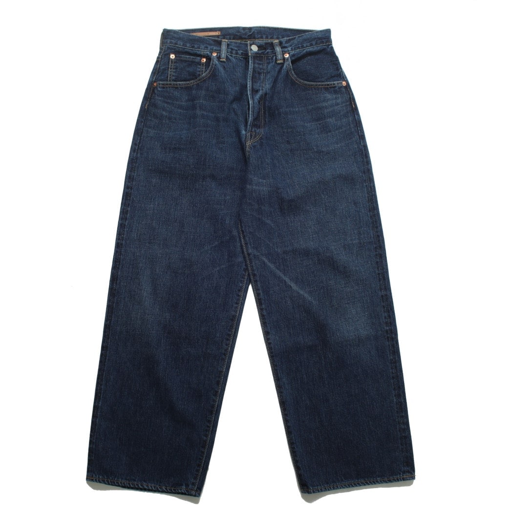 SCYE BASICS サイベーシック ウオッシュド セルビッチ デニム ワイド