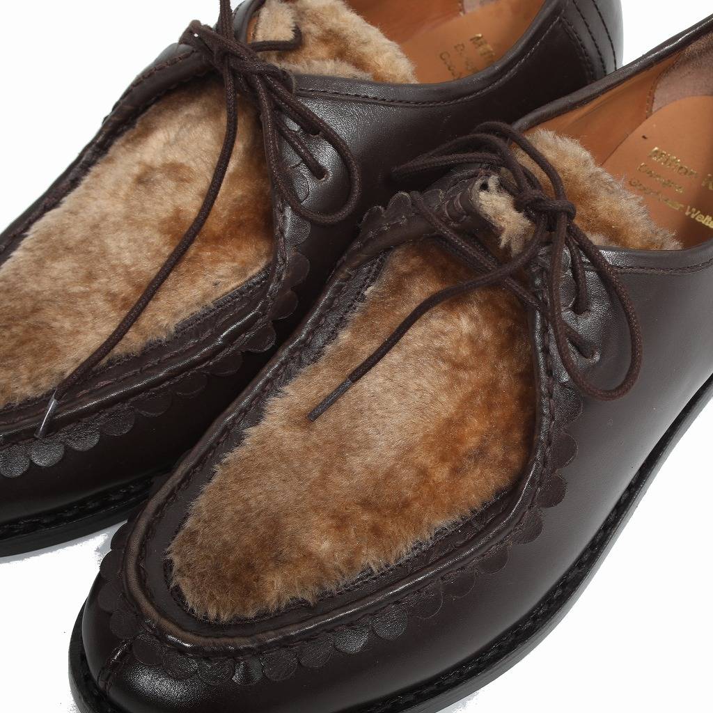 MiltonKeynes ミルトンキーンズ ファーレザーチロリアンシューズ