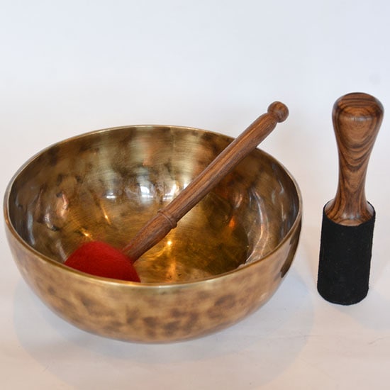 シンギングボウル【大】（ハンドメイド）4点セット（J) | サウンド