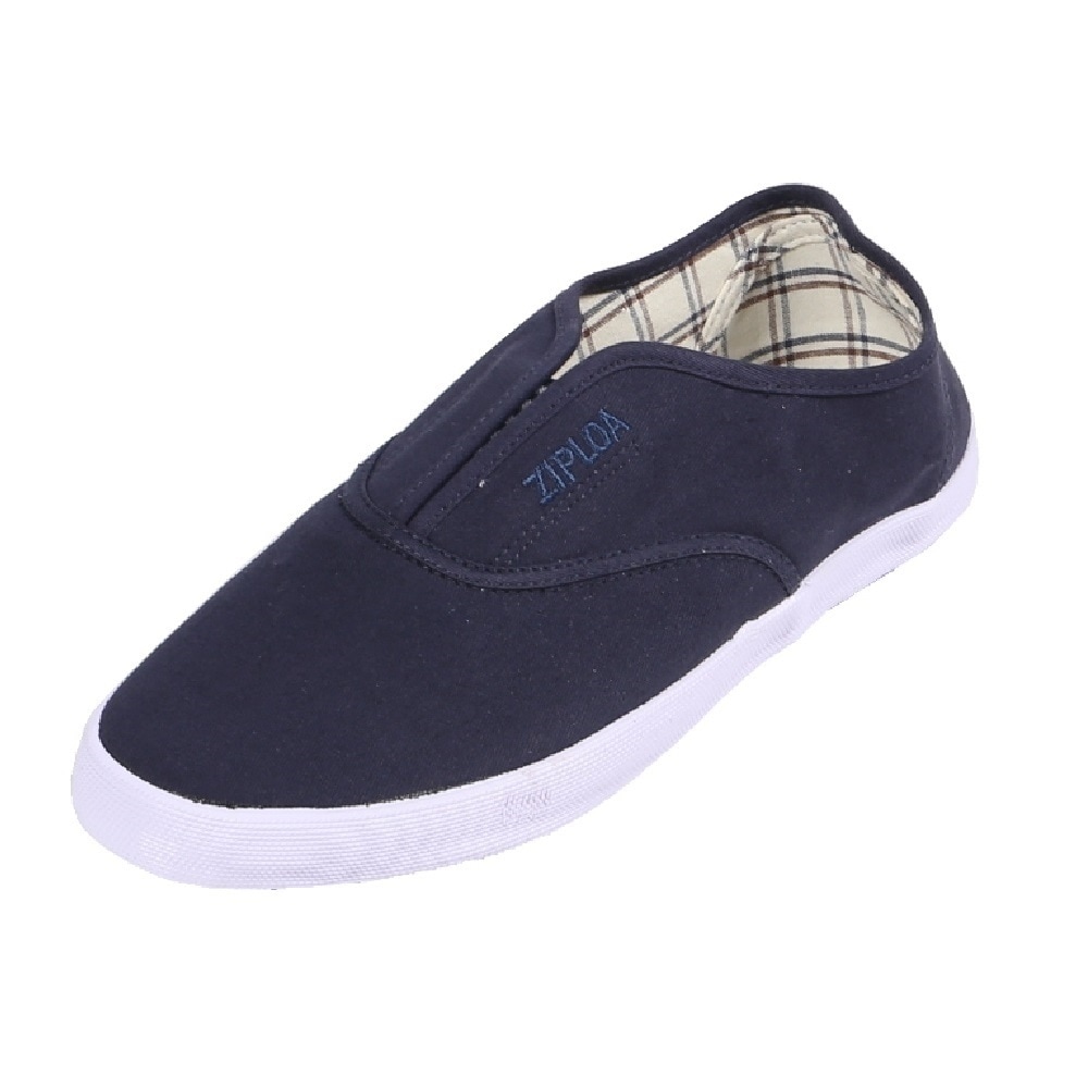 ジプロア カックスシューズ ネイビー 25.5cm スリッポン たびぐつ HZ