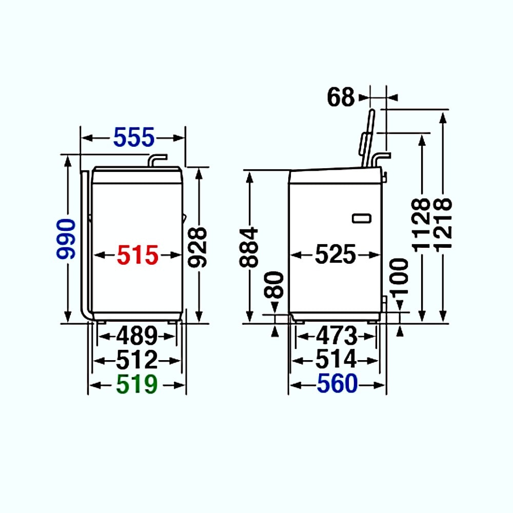 送料無料】東芝 全自動洗濯機7kg AW-7GM4-W 【大型便・時間指定不可