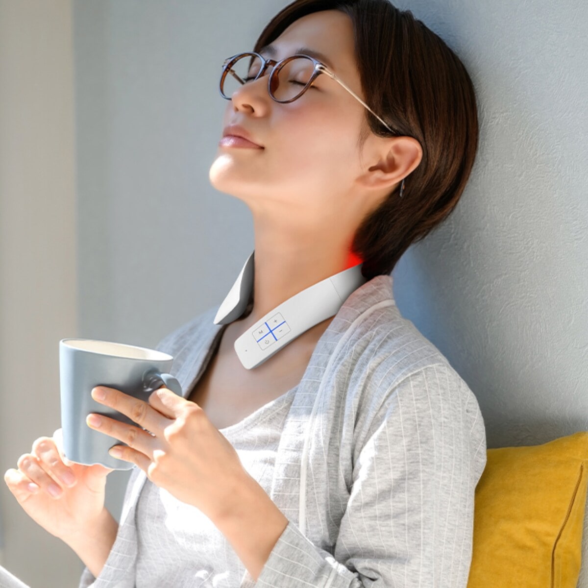 送料無料】NIPLUX NECK RELAX 1S ネックリラックス1S ホワイト NP-NR21