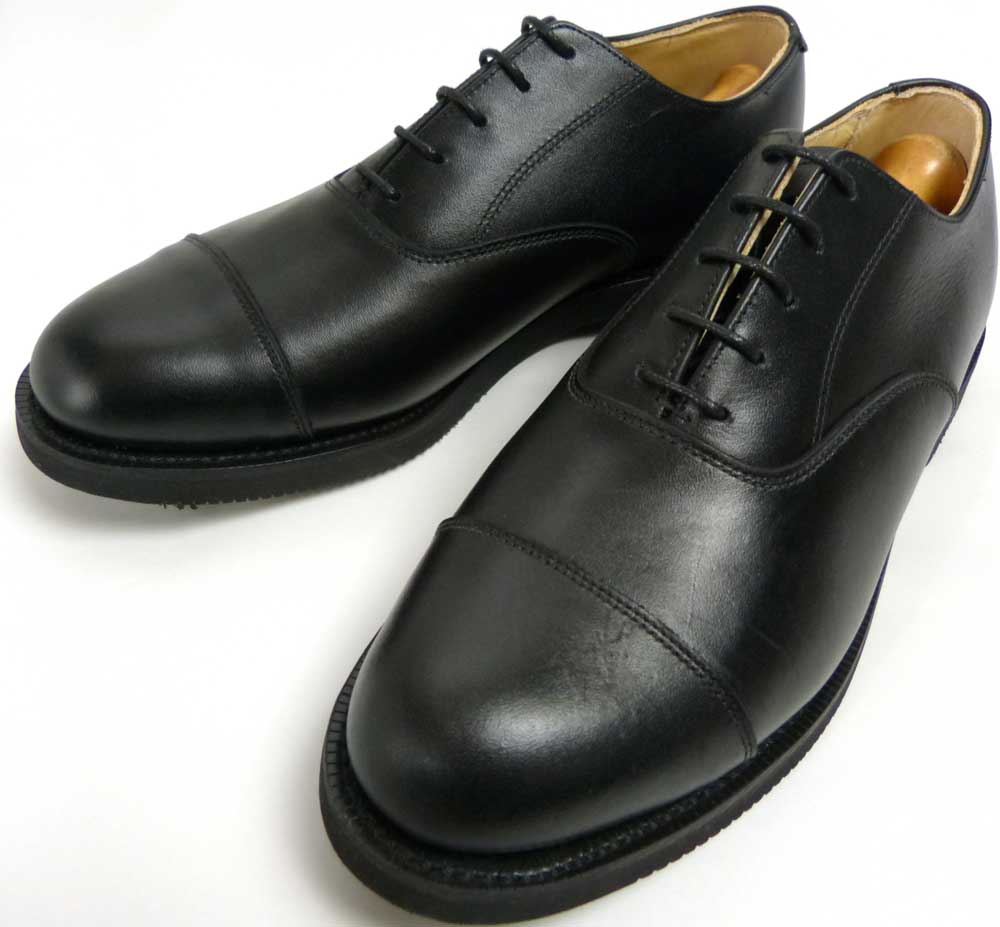 未使用】カナダ軍 ストレートチップ サービスシューズ / オフィサー